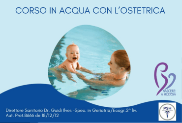 Corso in acqua con l'ostetrica
